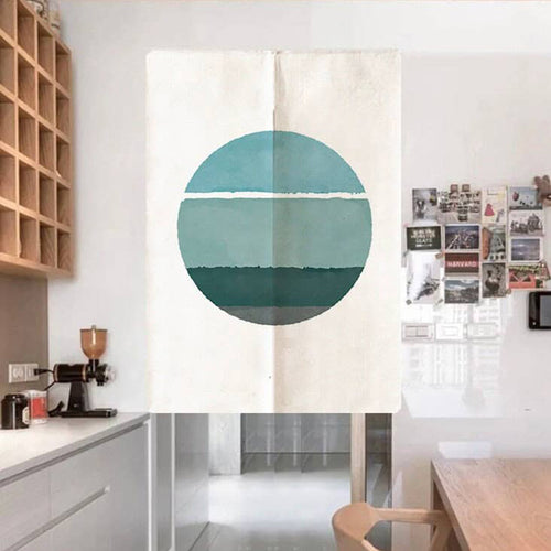 Abstract Modern Art Print Doorway Curtain Noren image 0