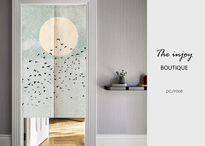 Moon Forest Noren Doorway Curtain