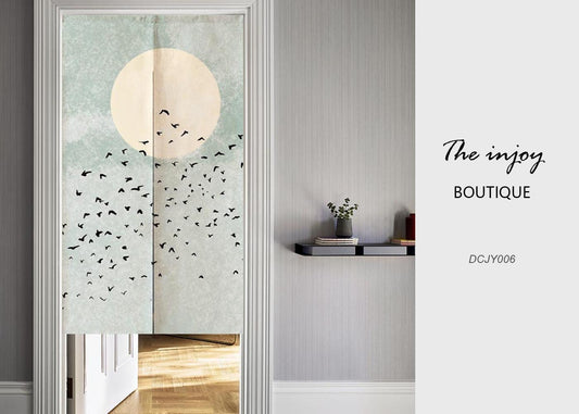 Moon Forest Noren Doorway Curtain