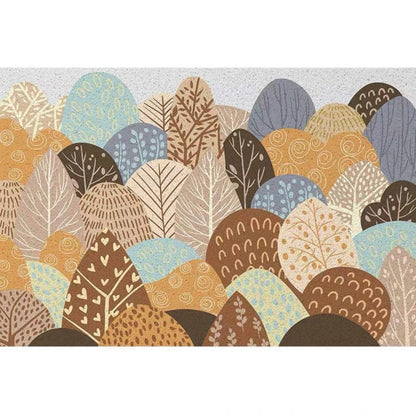 Green Forest Door Entrance Mat