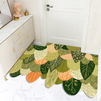 Green Forest Door Entrance Mat