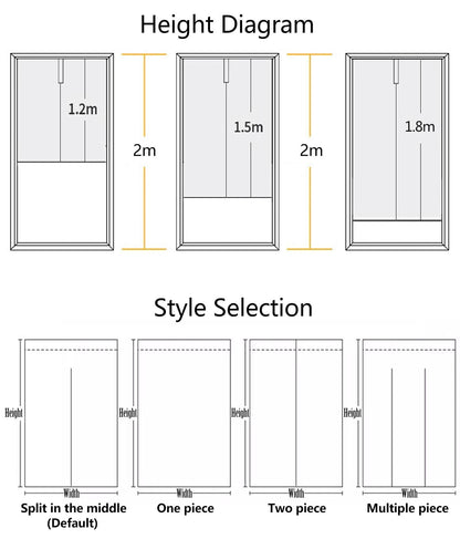Flower door curtain