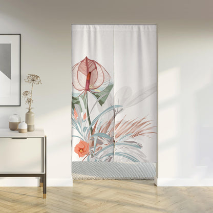 Flower Noren Door Curtain